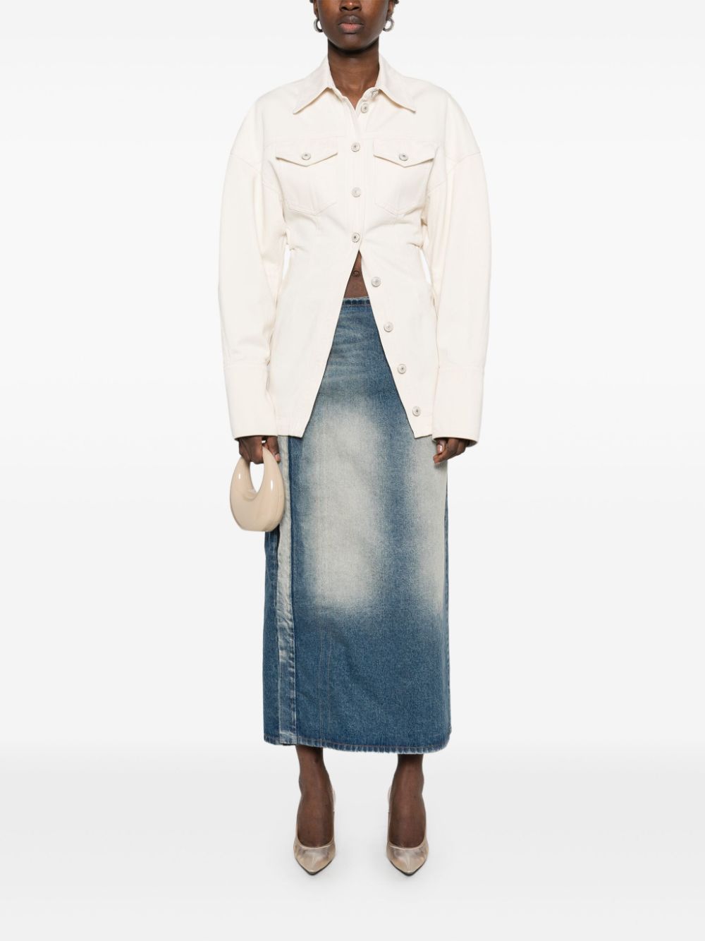 SportMax  Coats Beige image 4