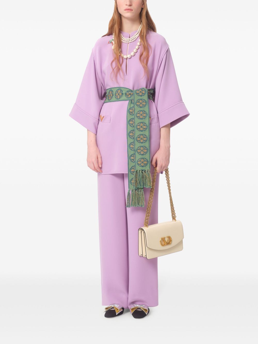 Valentino Trousers Lilac image 4