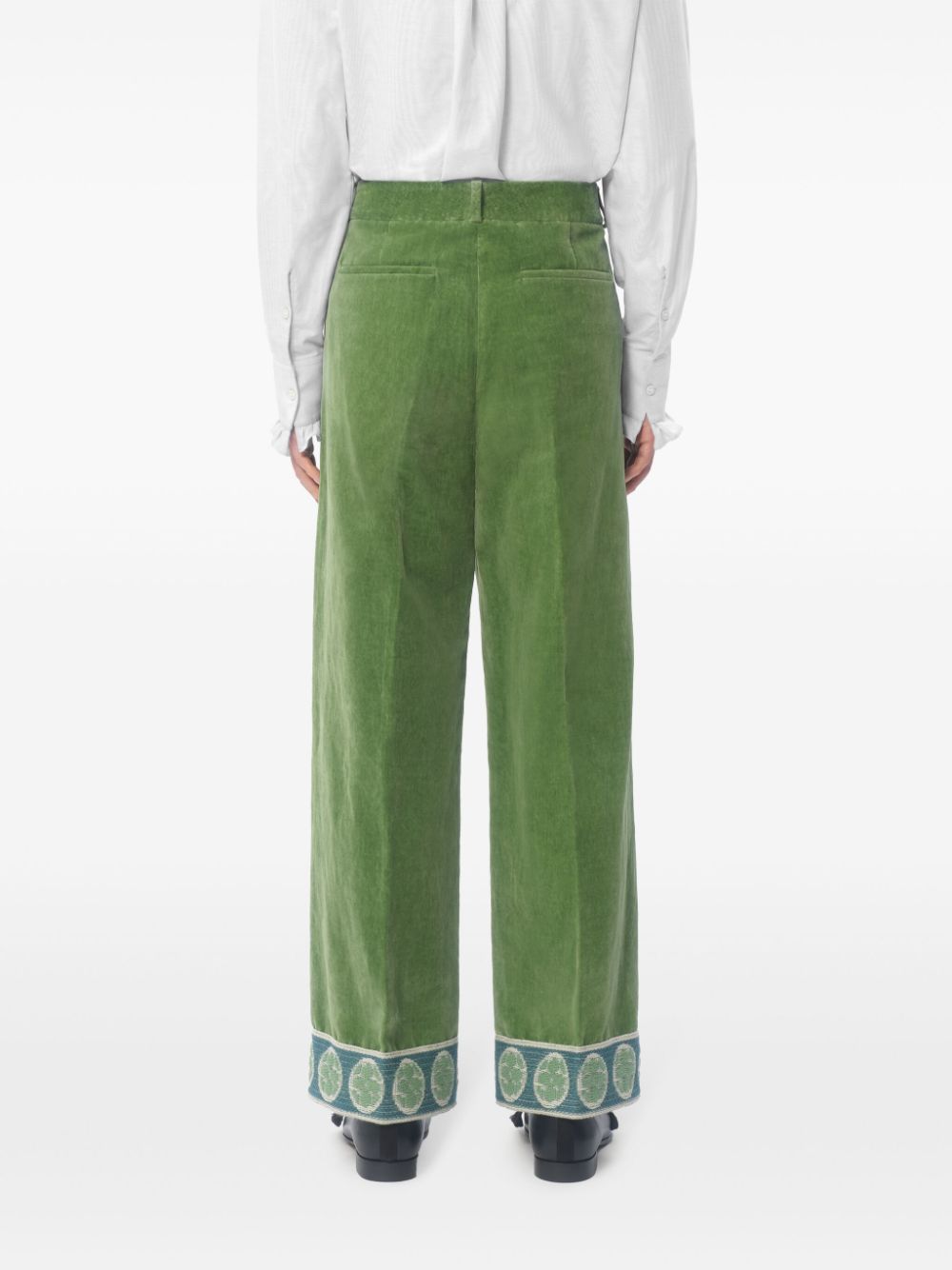 Valentino Trousers Green image 3