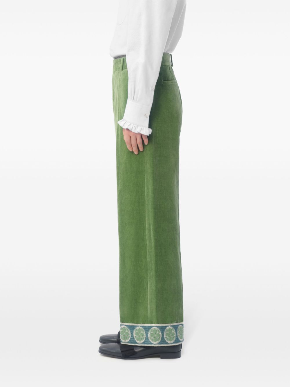 Valentino Trousers Green image 4