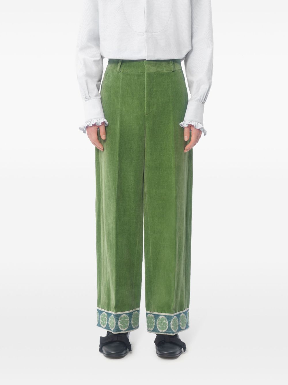 Valentino Trousers Green image 5