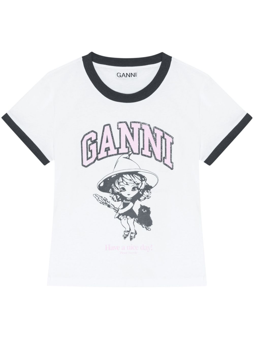 GANNI T-shirts and Polos White image 0