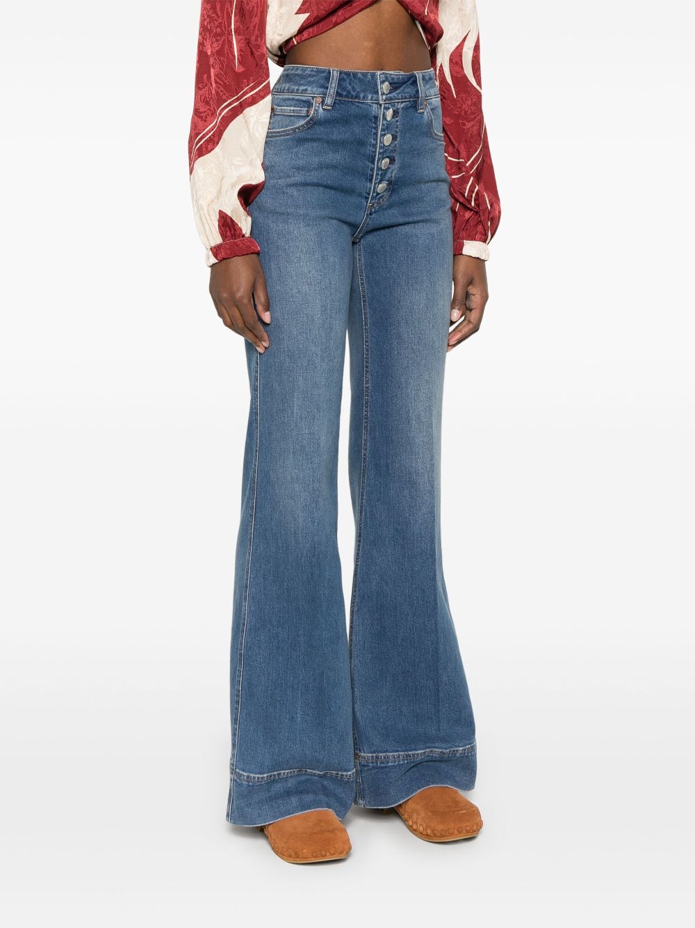 Alice + Olivia Jeans Blue image 3