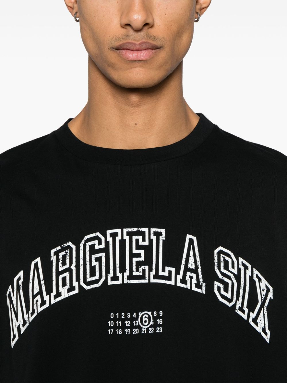 MM6 Maison Margiela T-shirts and Polos Black image 3