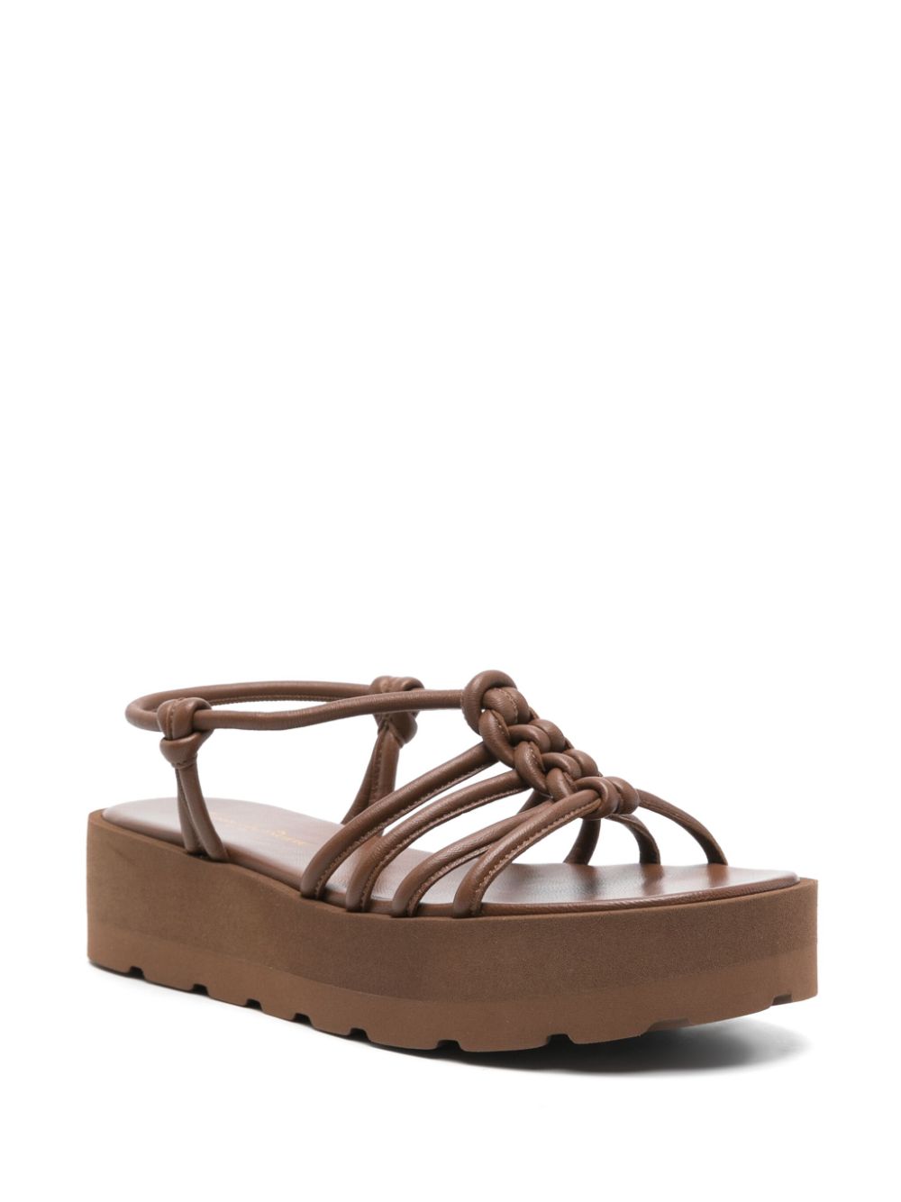 Gianvito Rossi Sandals Leather Brown image 1