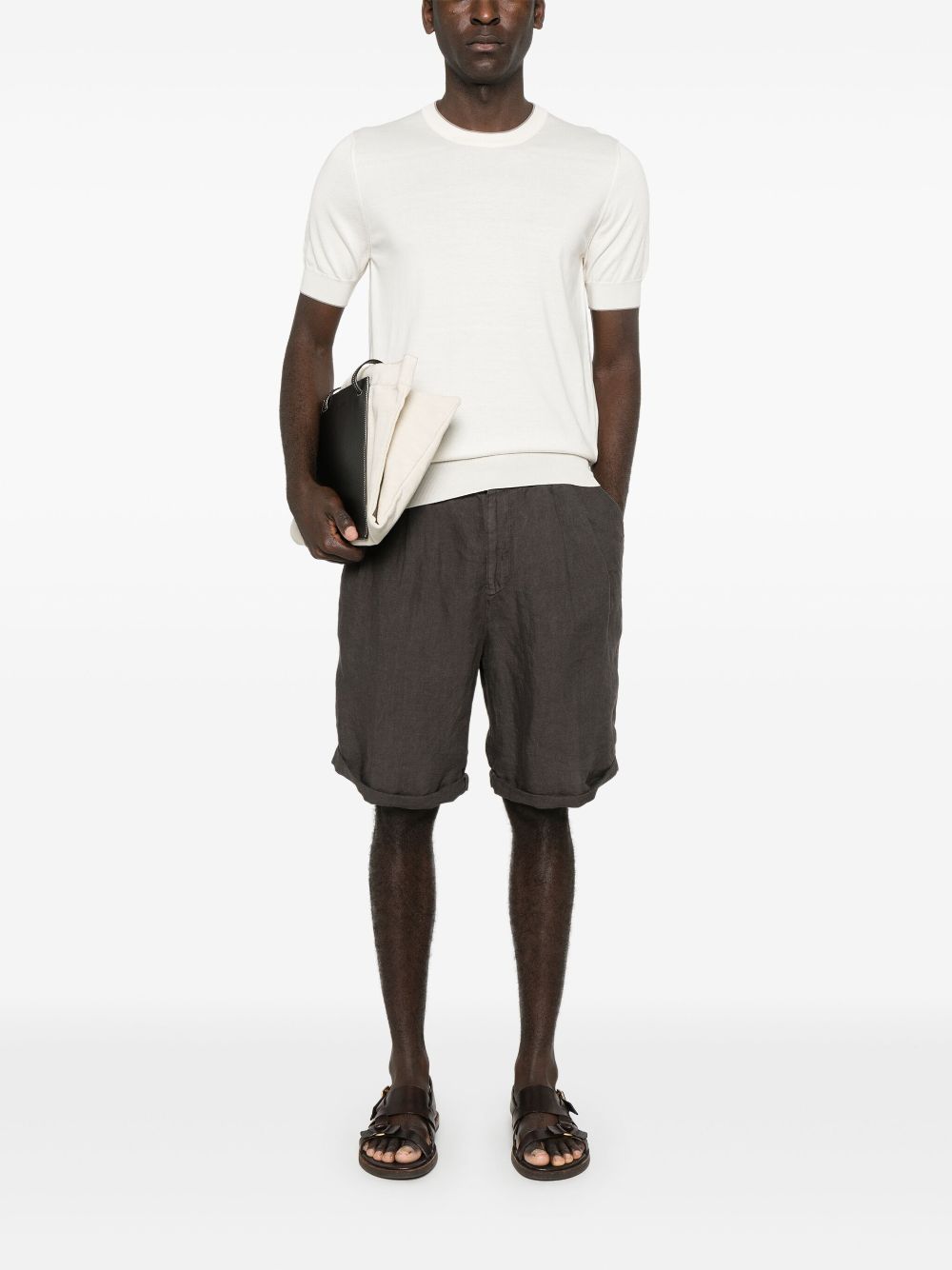 Brunello Cucinelli Shorts Brown image 4