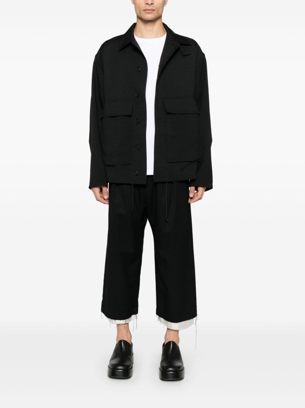 Y-3 Coats Black image 1