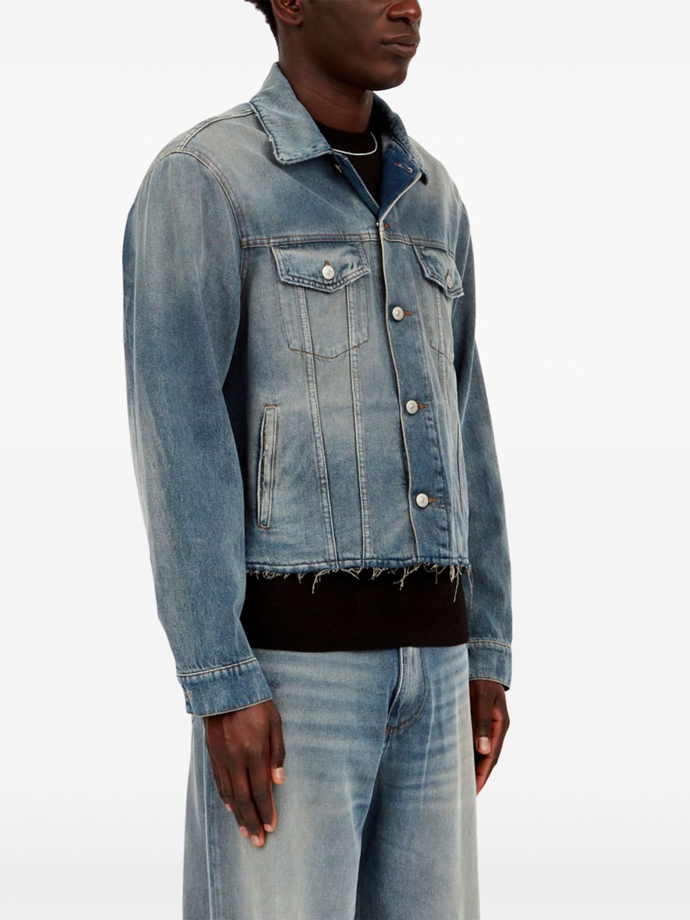 MM6 Maison Margiela Coats Clear Blue image 5