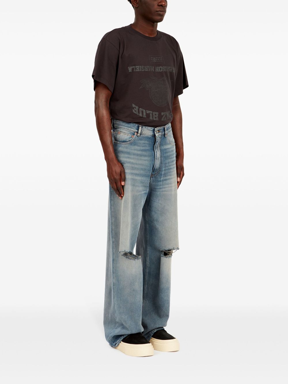 MM6 Maison Margiela Jeans Clear Blue image 4