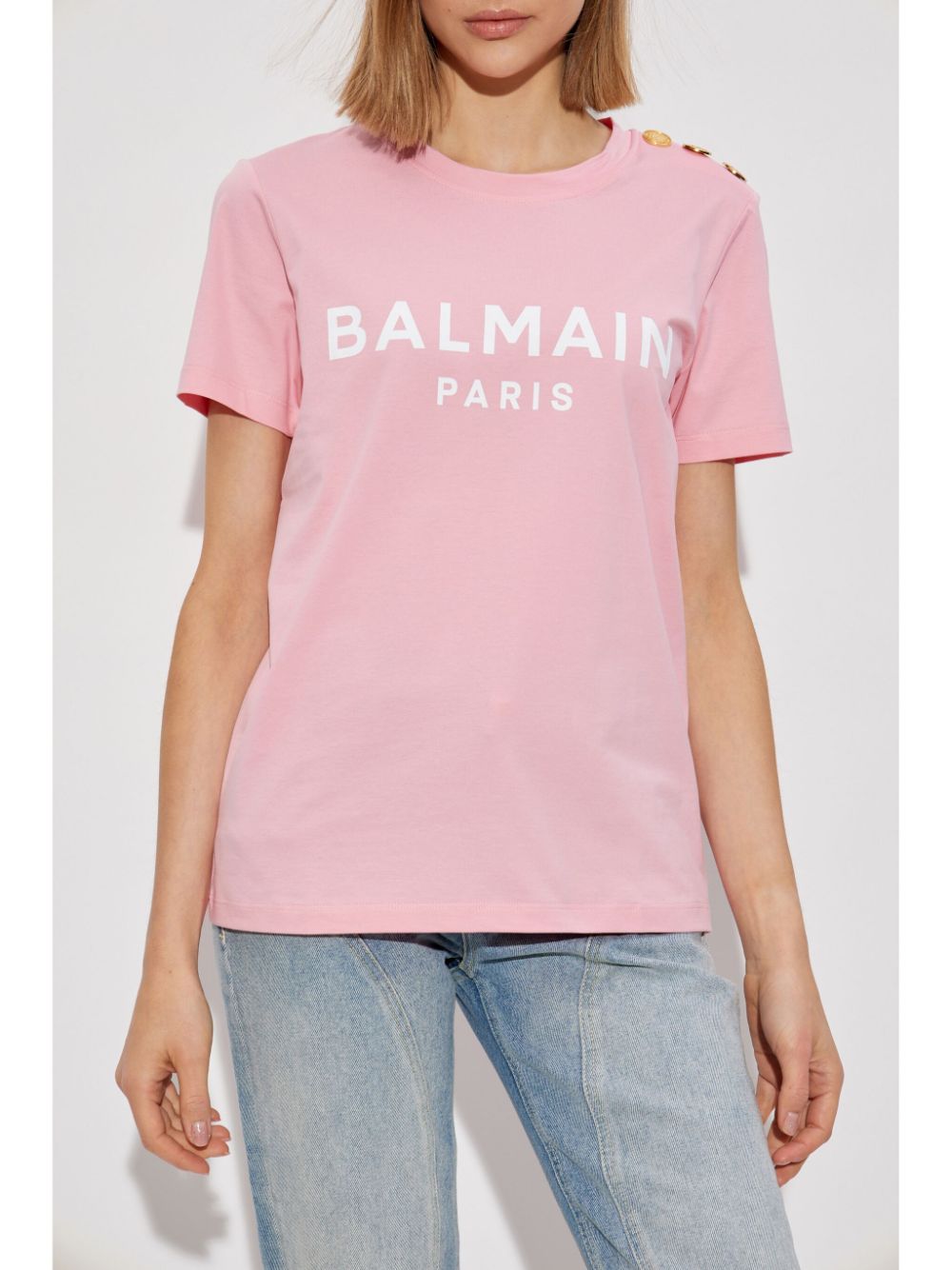 Balmain T-shirts and Polos Pink image 4