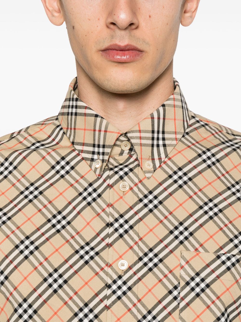 Burberry Shirts Beige image 1