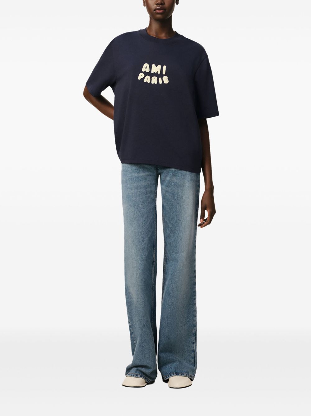 Ami Paris T-shirts and Polos Blue image 6