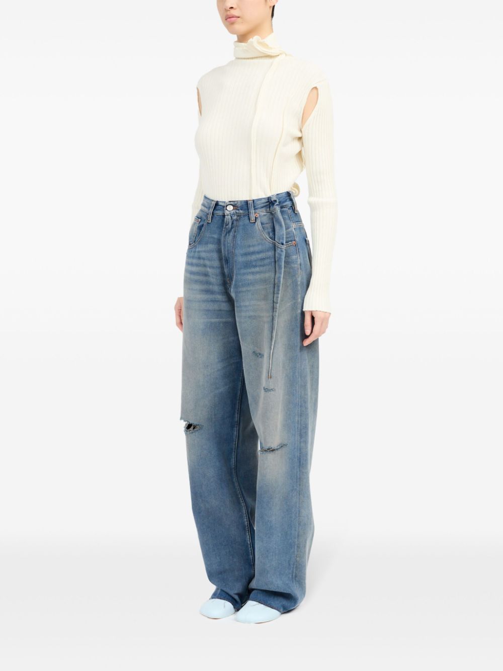 MM6 Maison Margiela Jeans Clear Blue image 2