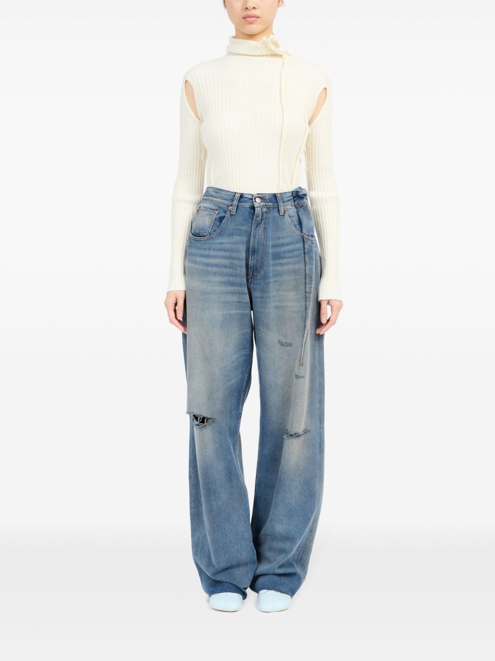 MM6 Maison Margiela Jeans Clear Blue image 6