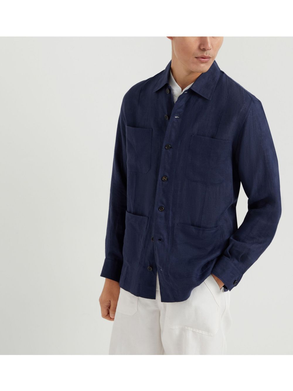 Brunello Cucinelli Shirts Blue image 1