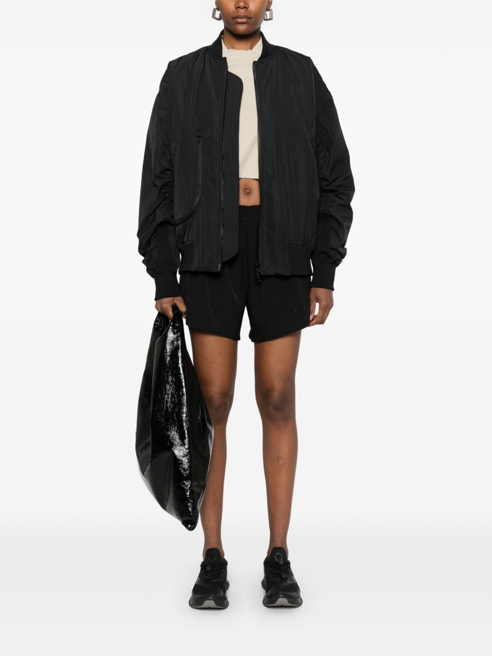 Adidas By Stella McCartney Coats Black image 2