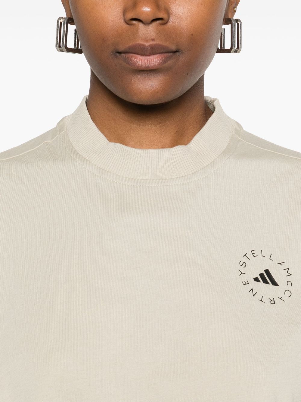 Adidas By Stella McCartney T-shirts and Polos Beige image 2