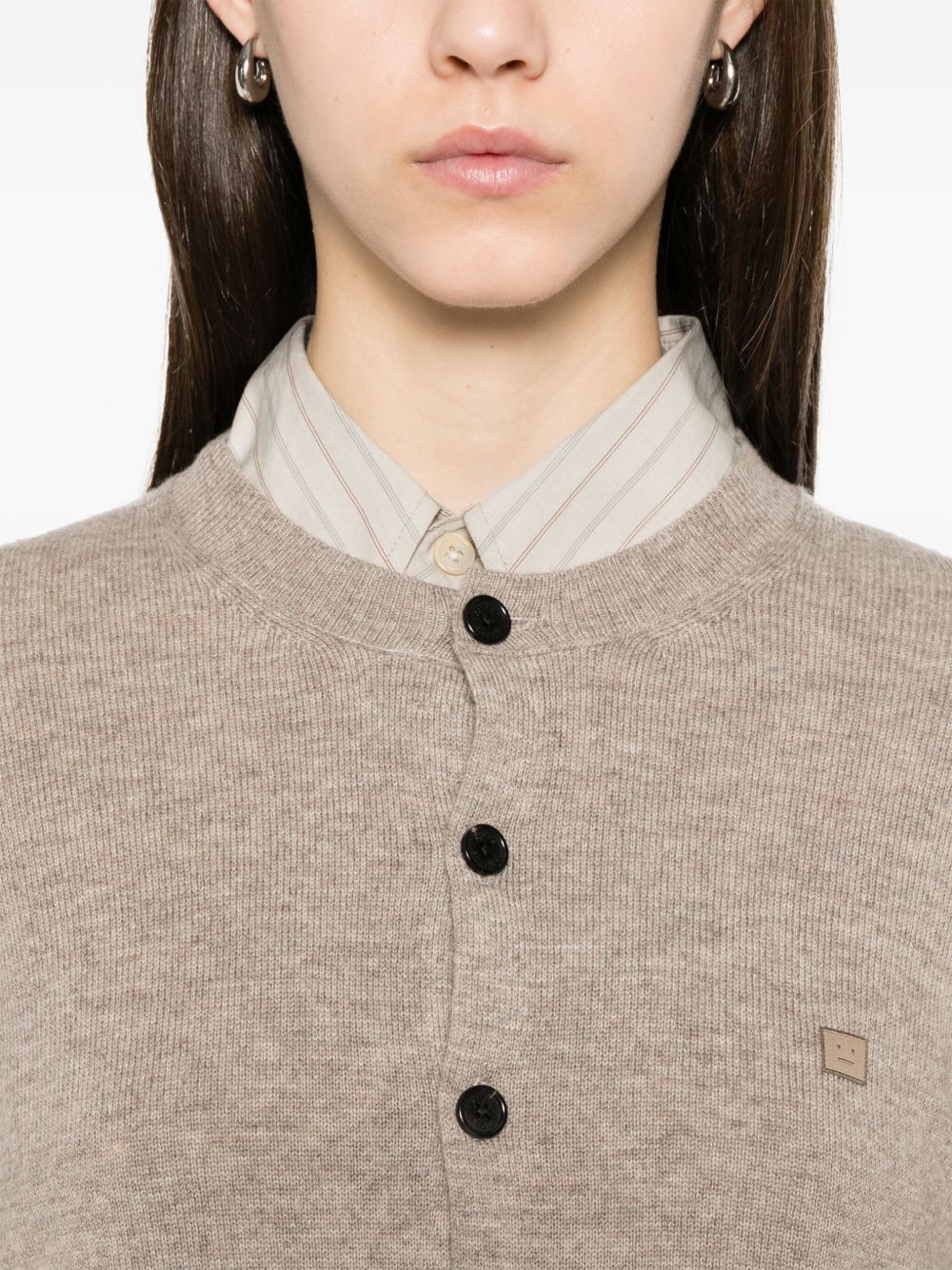 Acne Sweaters Beige image 1