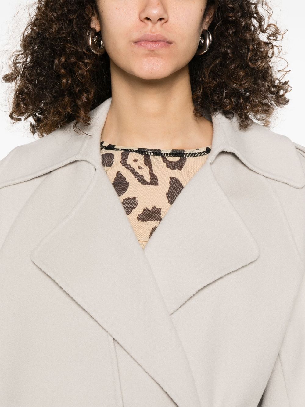 SPORTMAX PRE Coats Dove Grey image 2