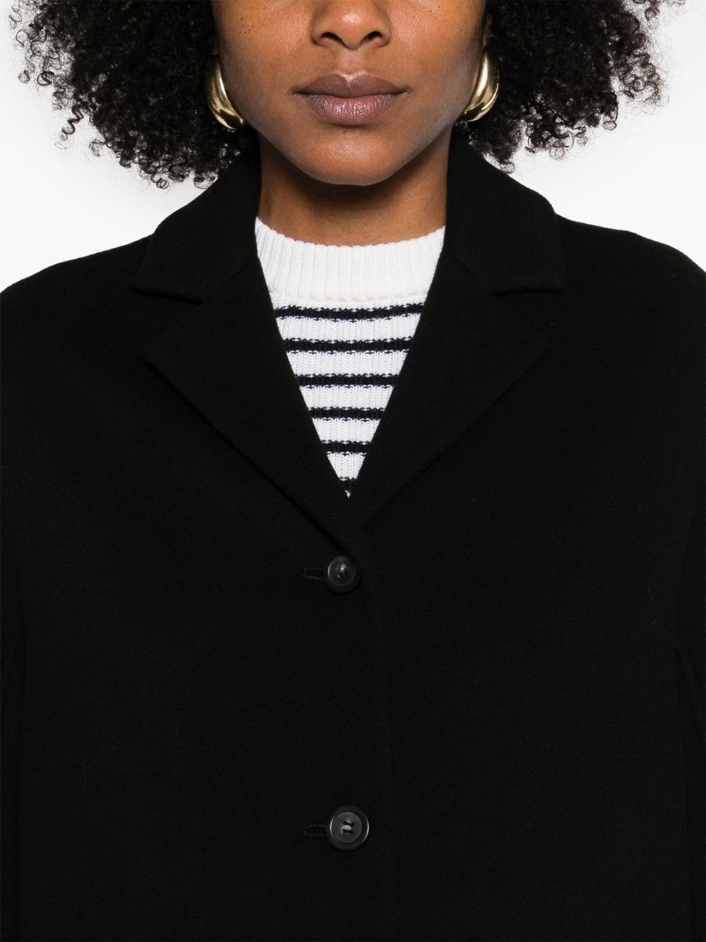 SPORTMAX PRE Coats Black image 4