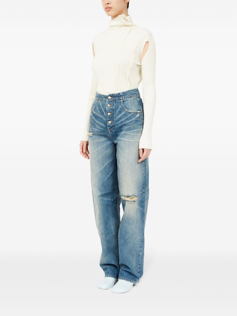 MM6 Maison Margiela Jeans Clear Blue image 1