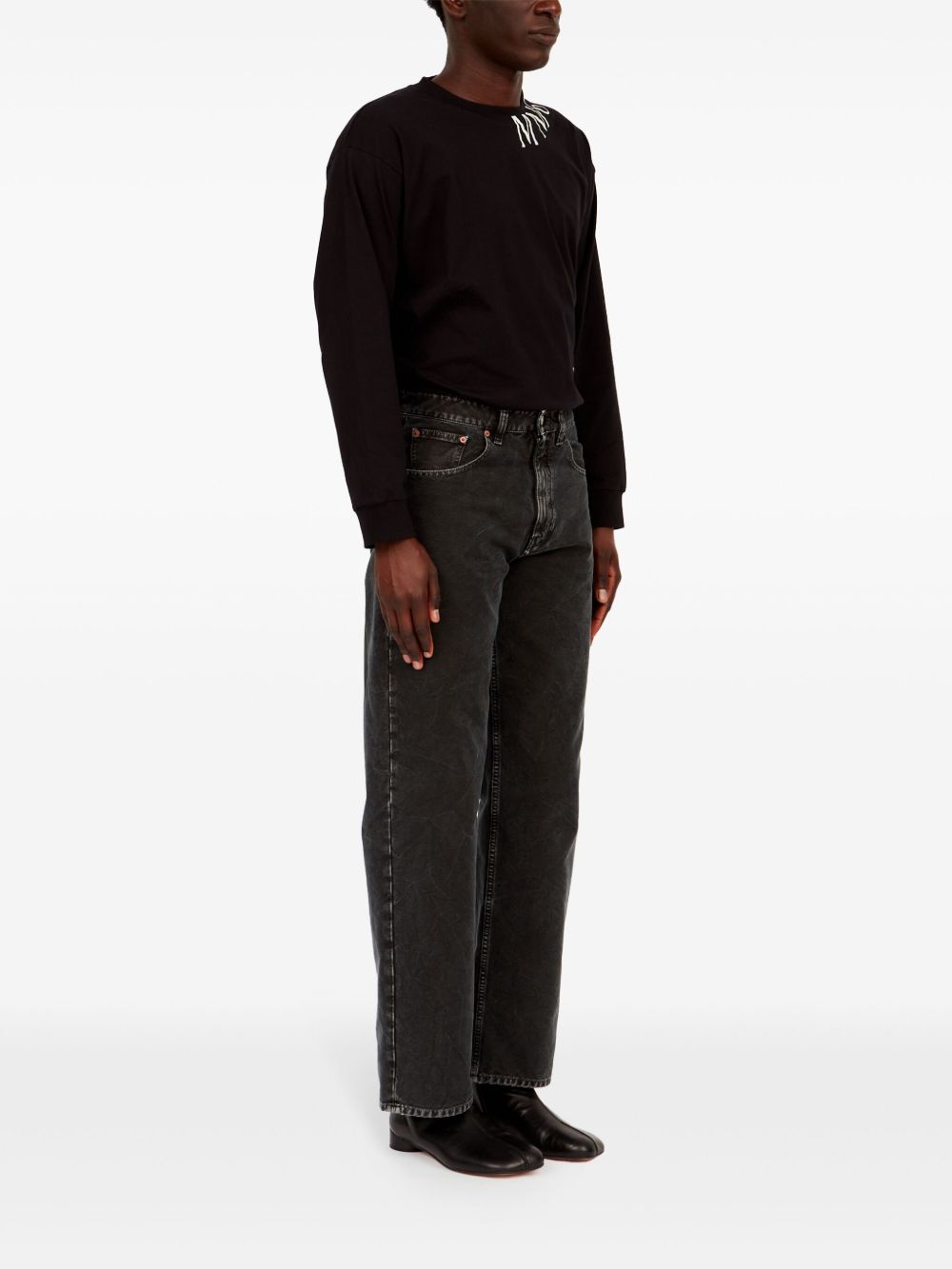 MM6 Maison Margiela Jeans Black image 3