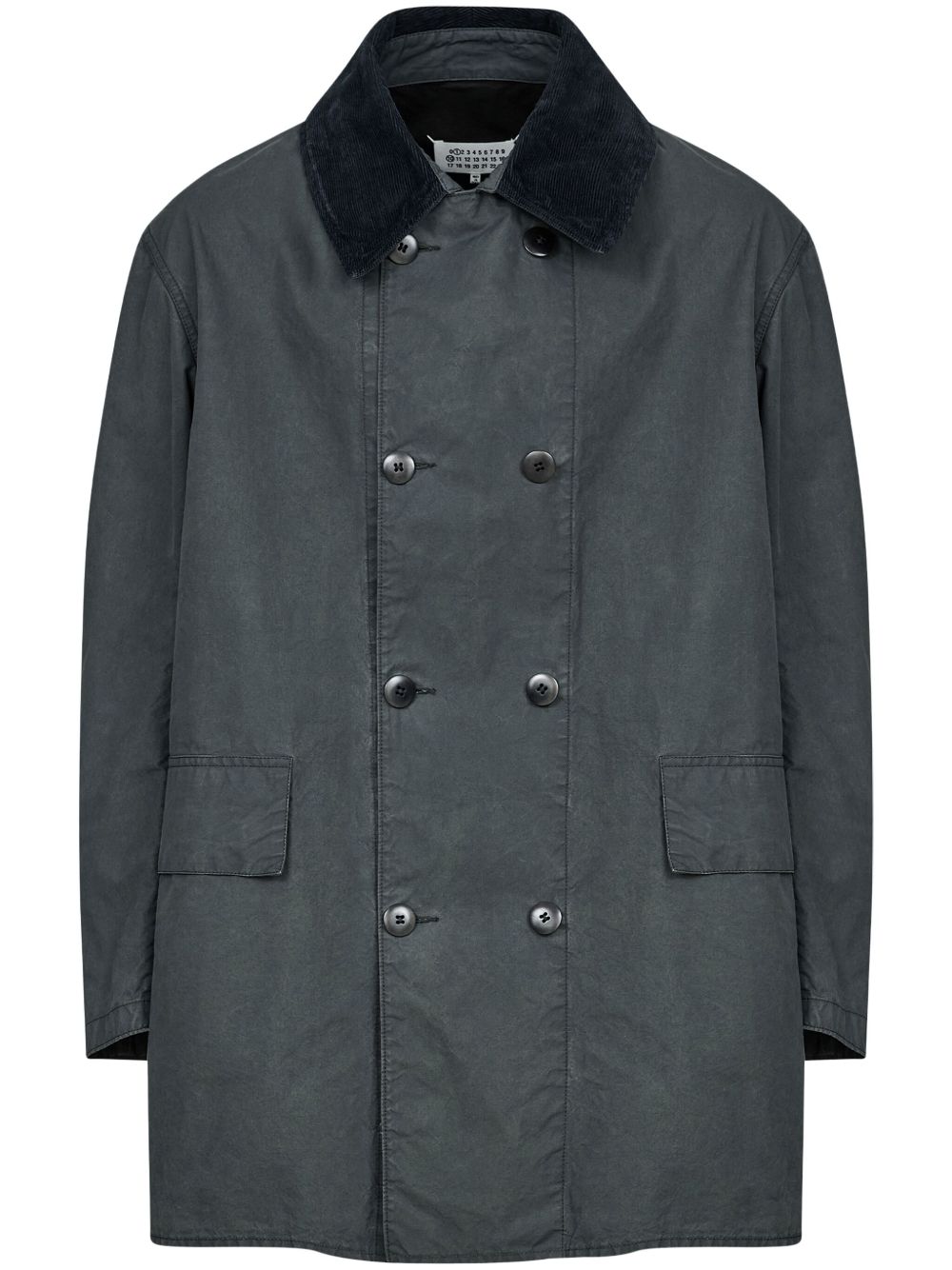 Maison Margiela Coats Grey image 0