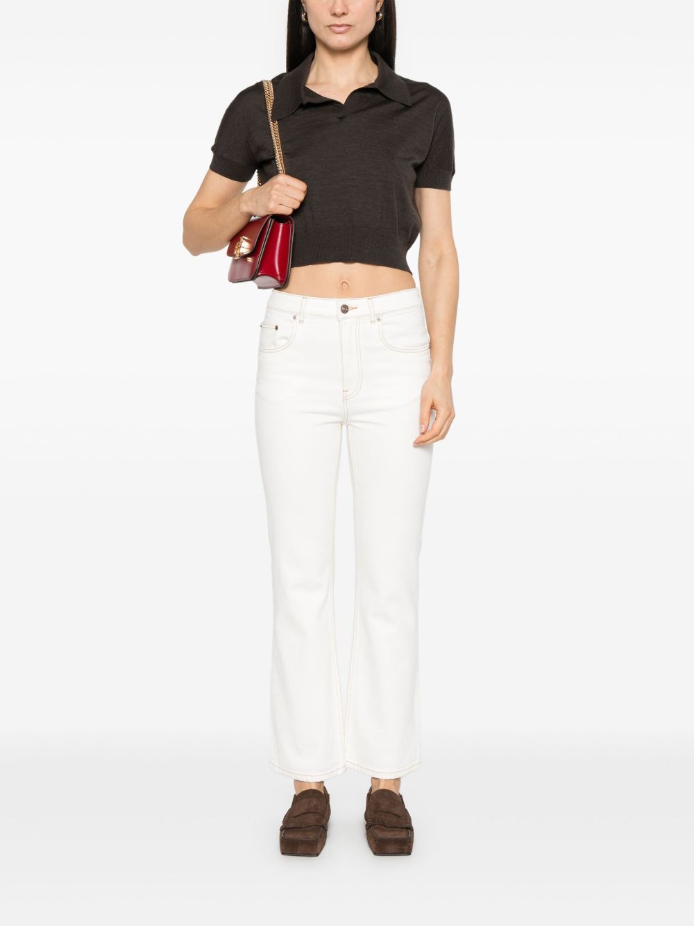 Tory Burch Jeans White image 2