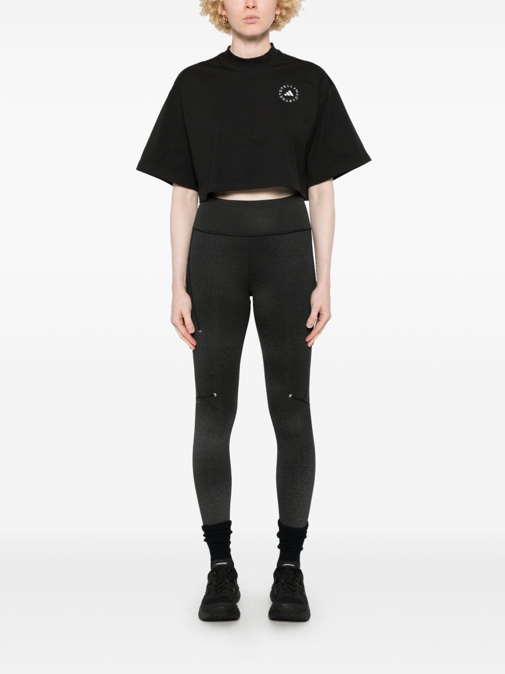 Adidas By Stella McCartney T-shirts and Polos Black image 2