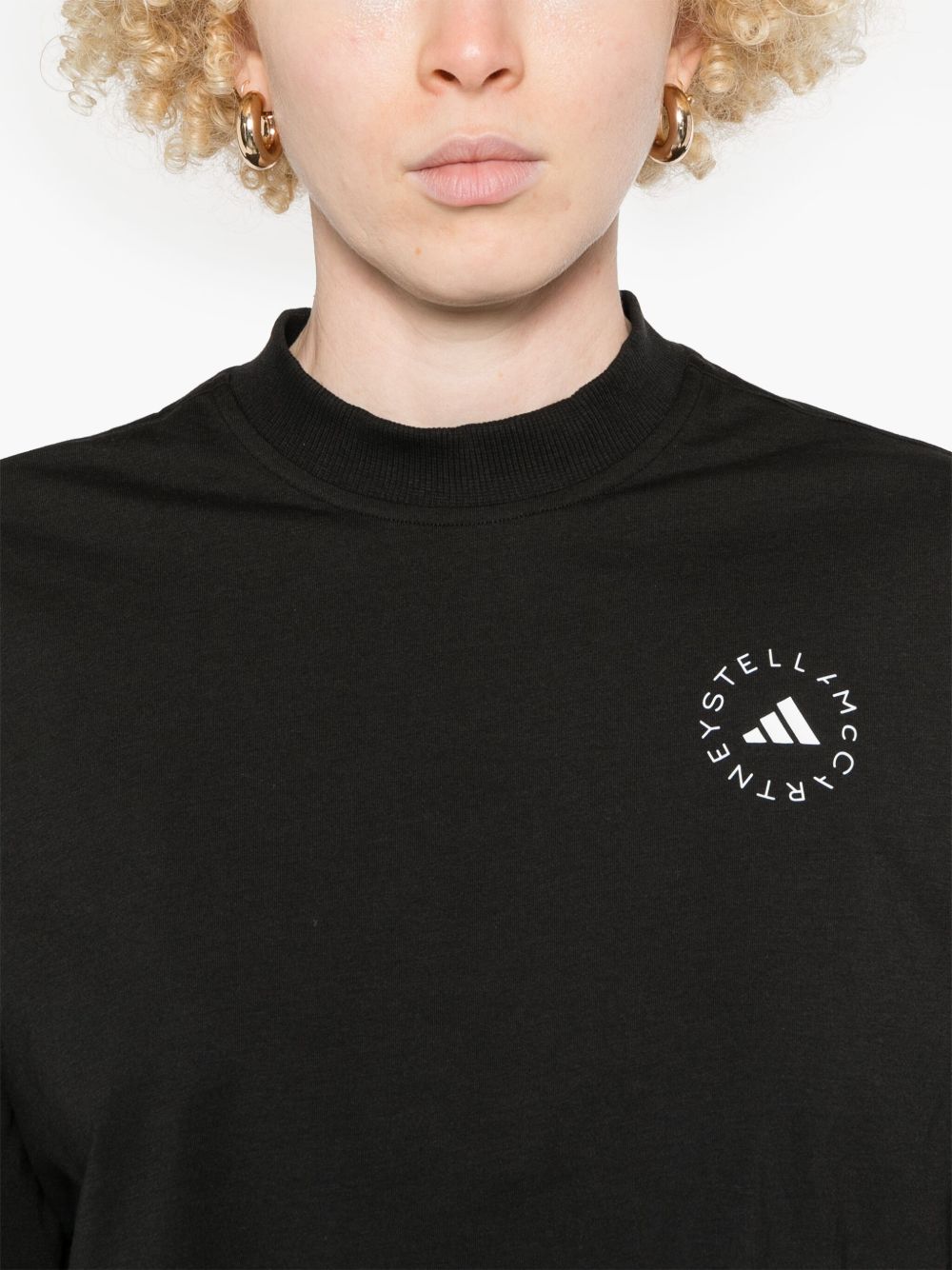 Adidas By Stella McCartney T-shirts and Polos Black image 3