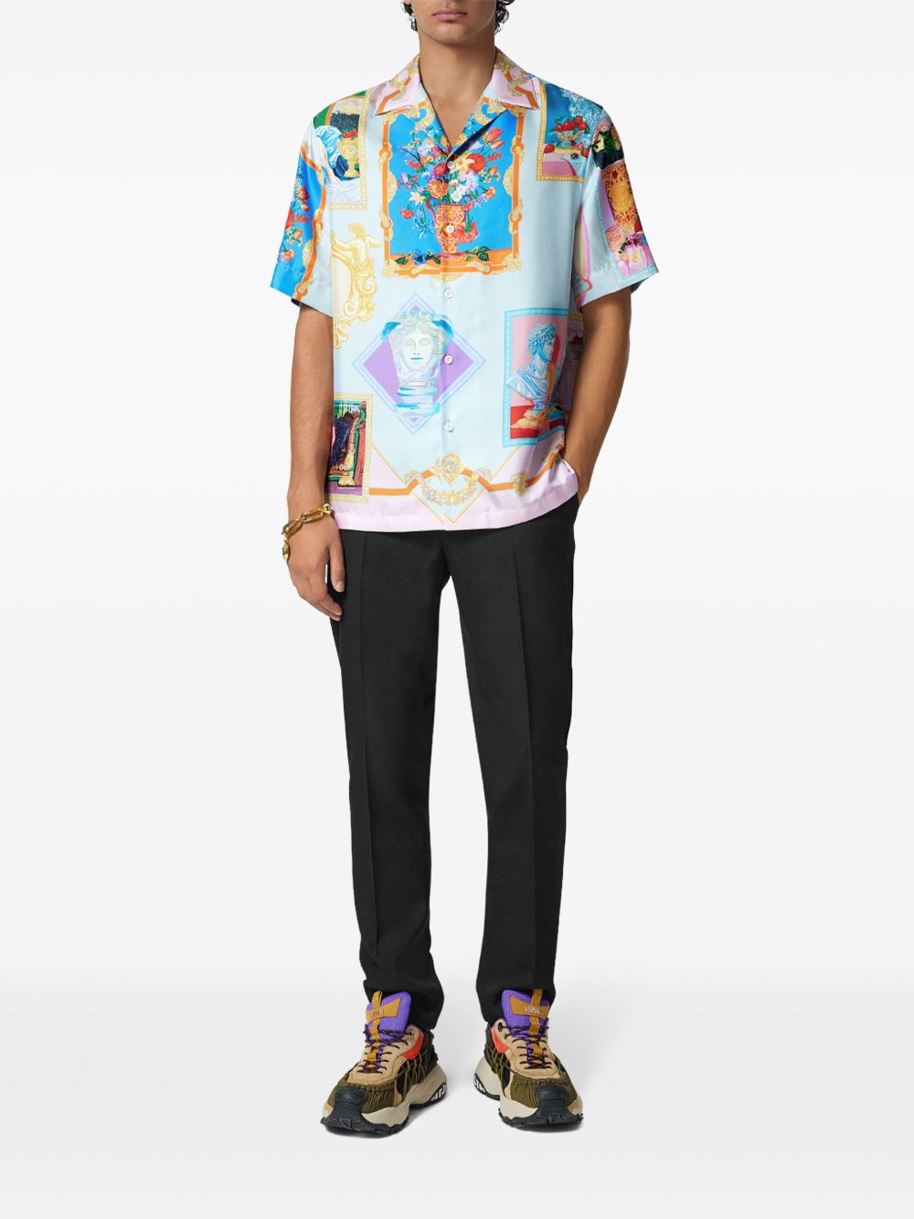 Versace Shirts Clear Blue image 3