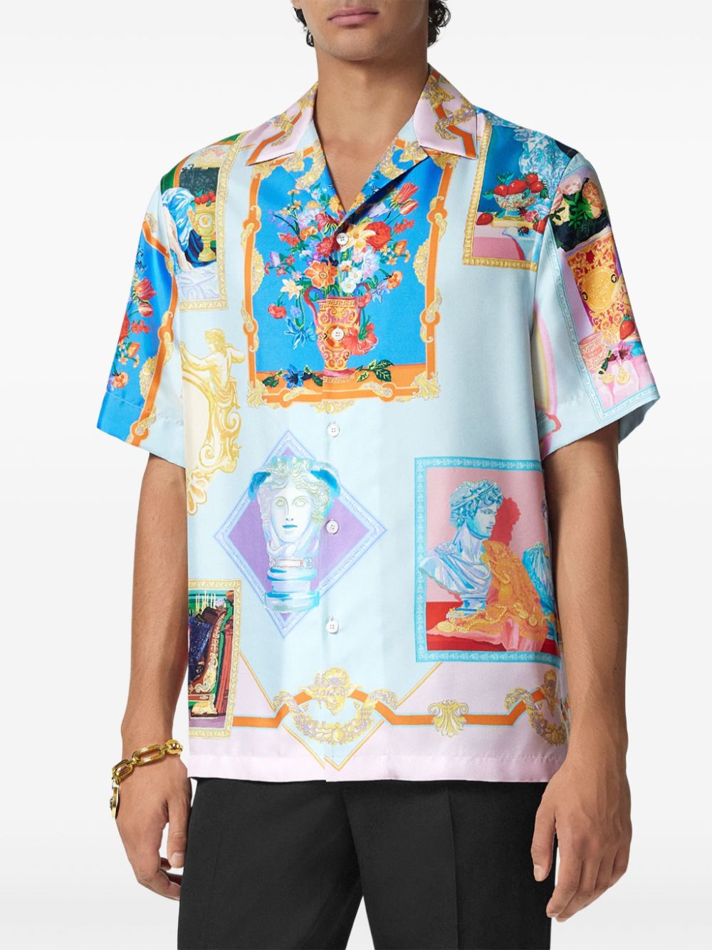 Versace Shirts Clear Blue image 4