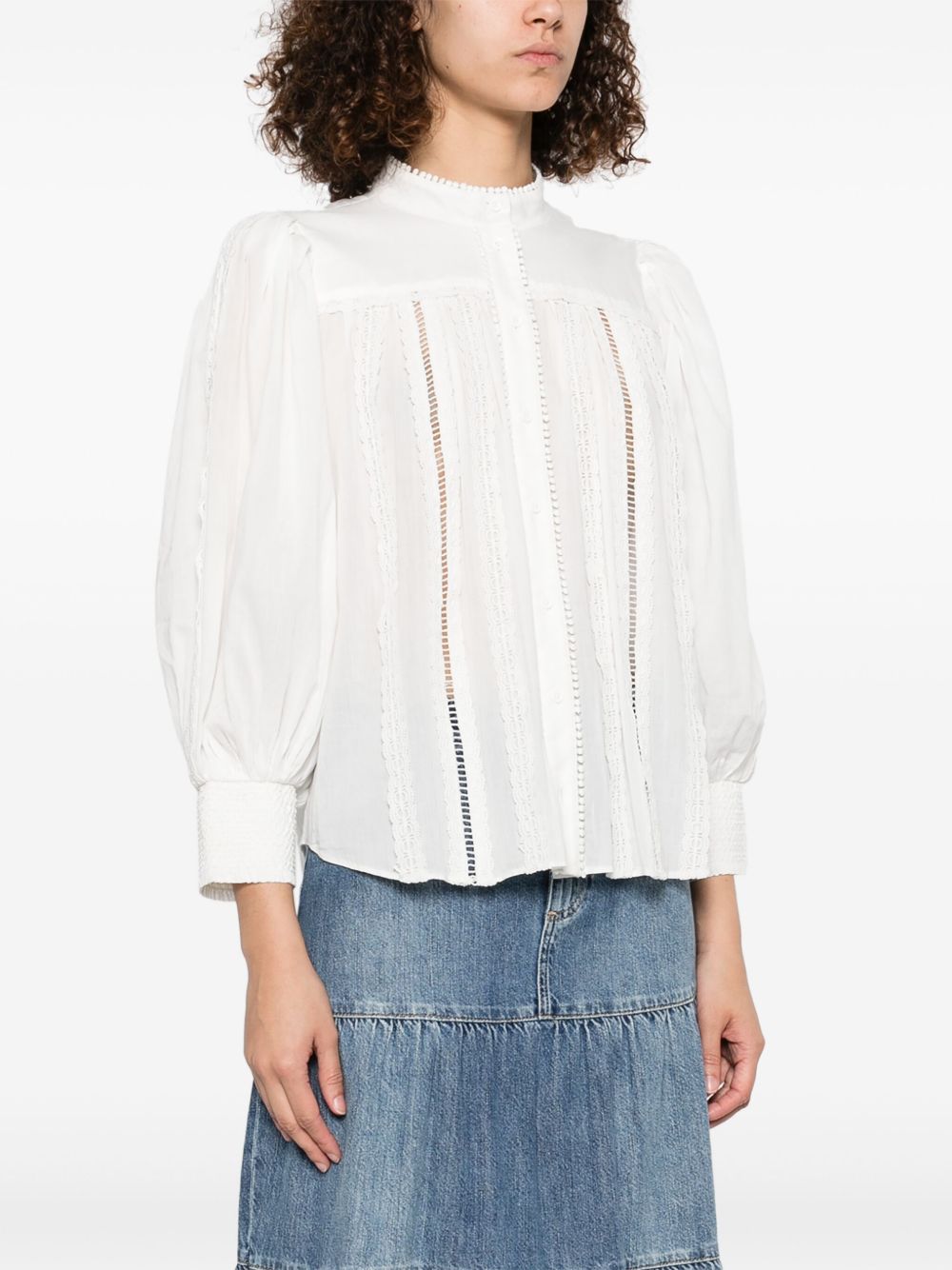 Alice + Olivia Shirts White image 2