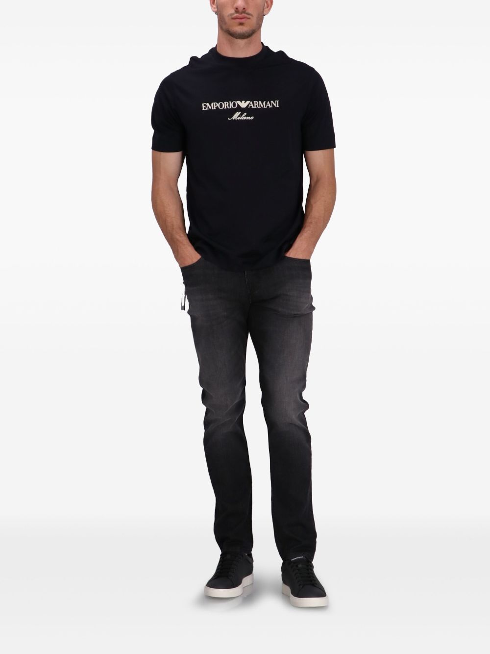 Emporio Armani T-shirts and Polos Blue image 3