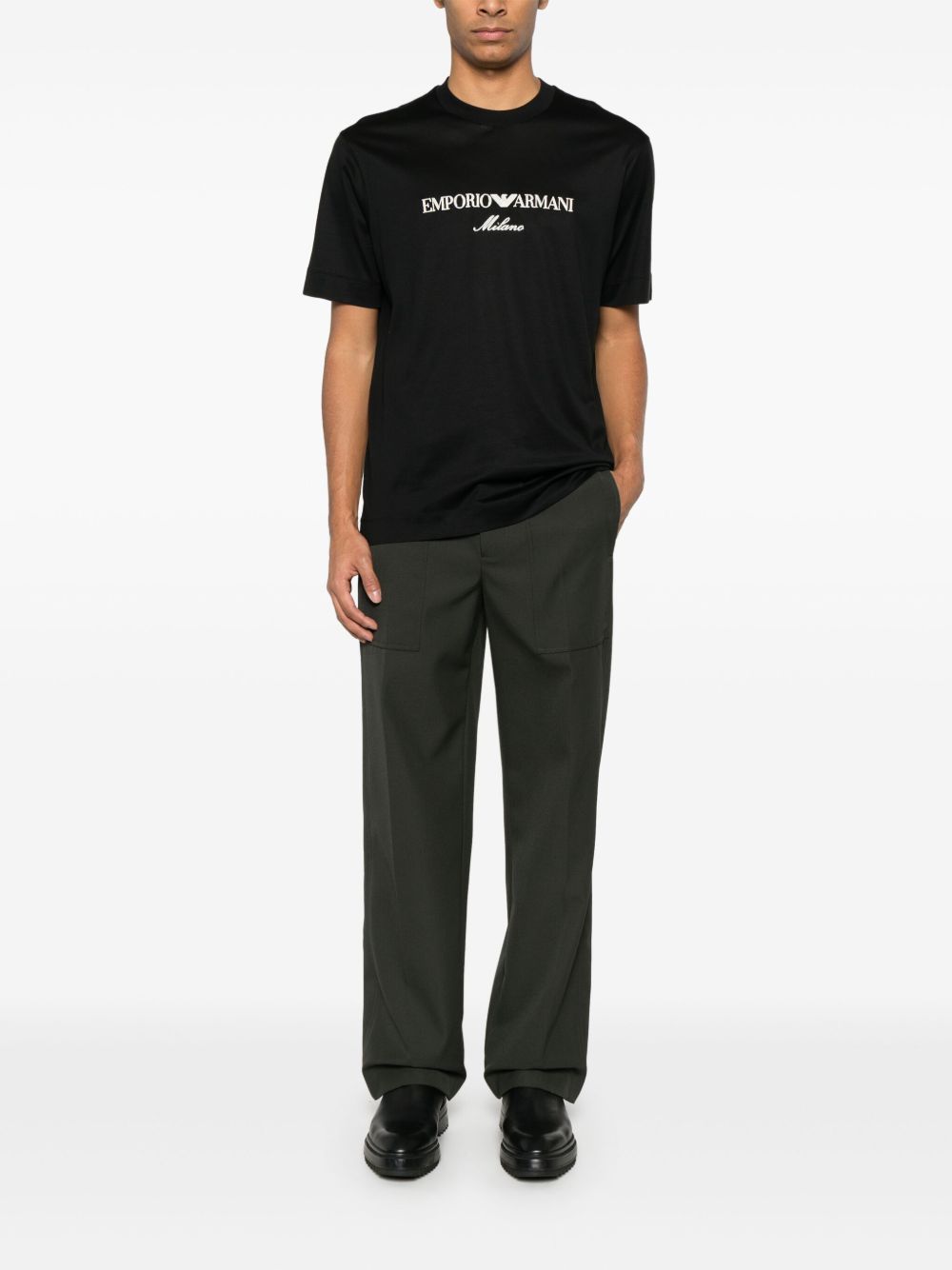 Emporio Armani T-shirts and Polos Black image 1