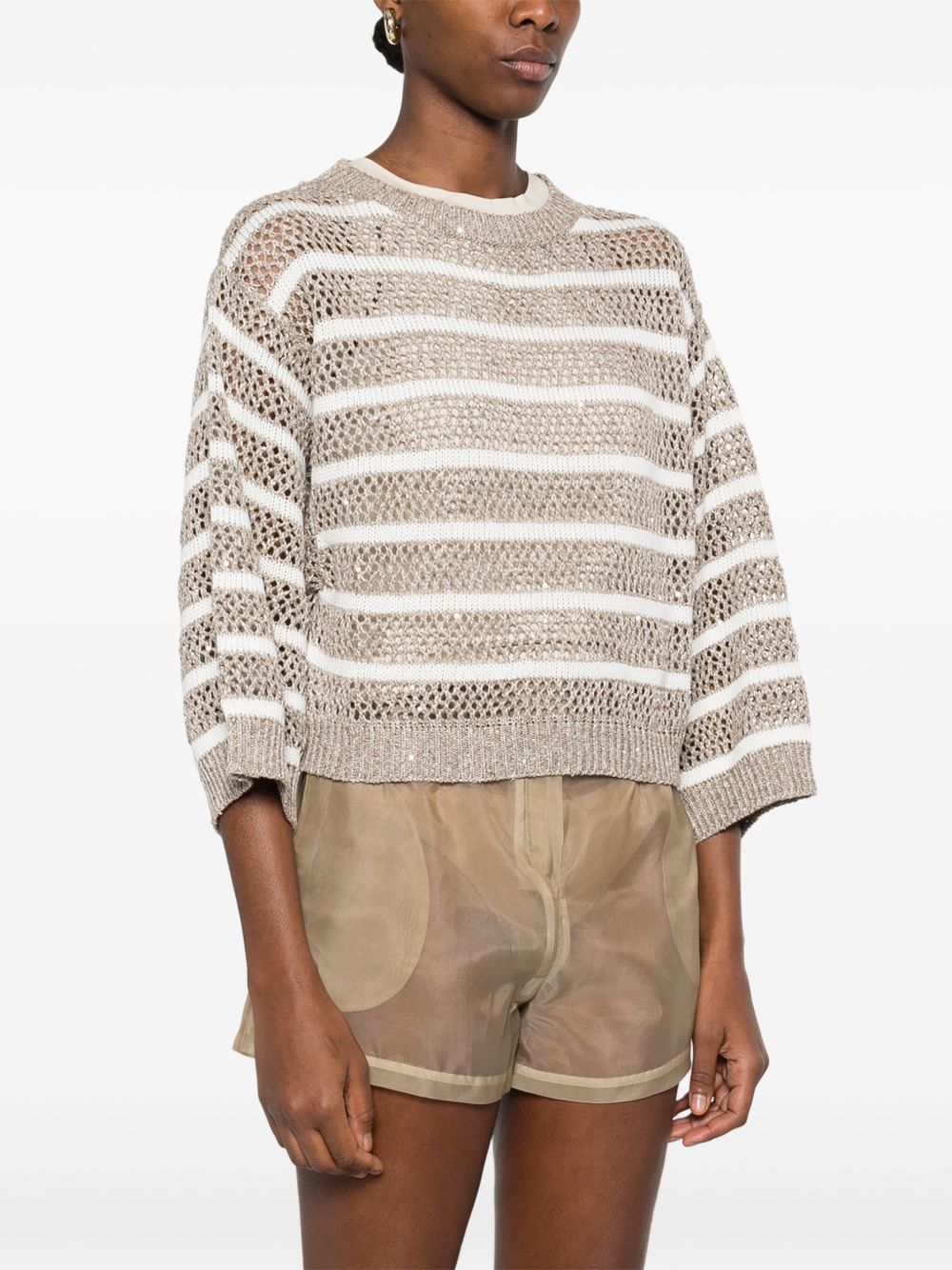 Brunello Cucinelli Sweaters Beige image 1