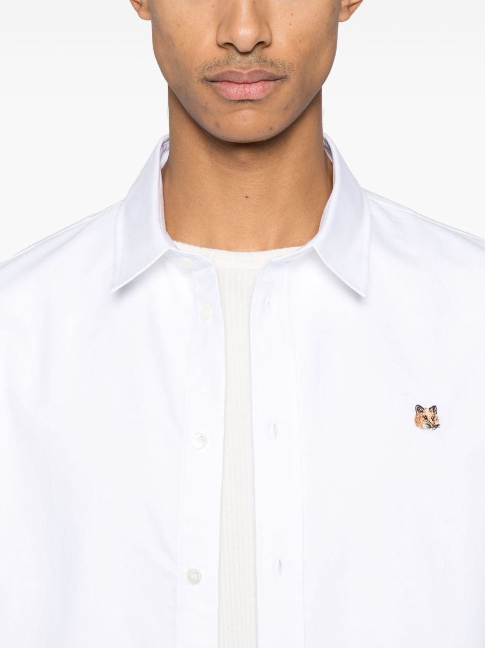 MAISON KITSUNE' Shirts White image 3