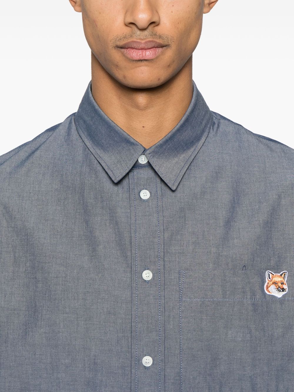 MAISON KITSUNE' Shirts Blue image 2