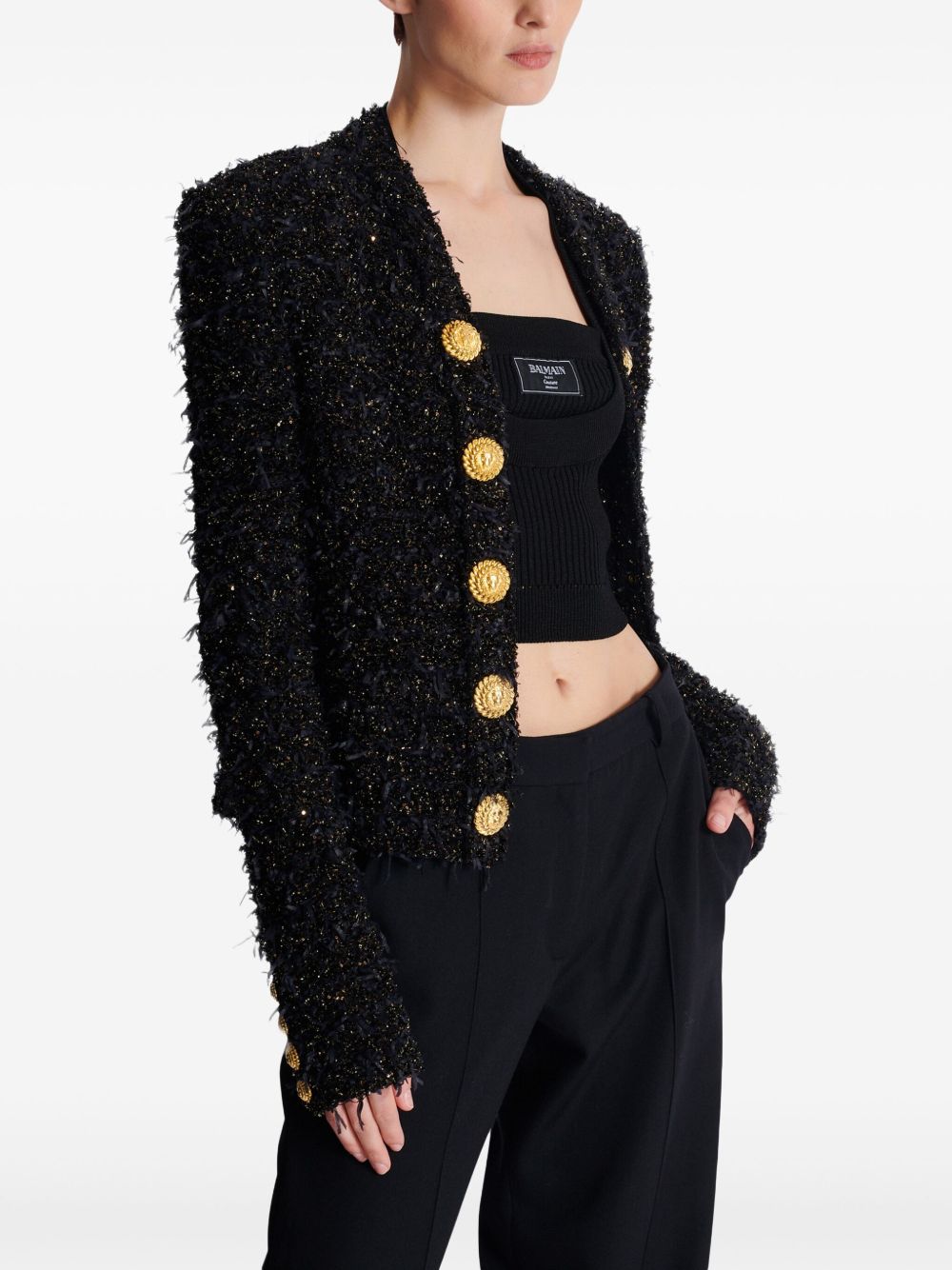 Balmain Jackets Black image 5