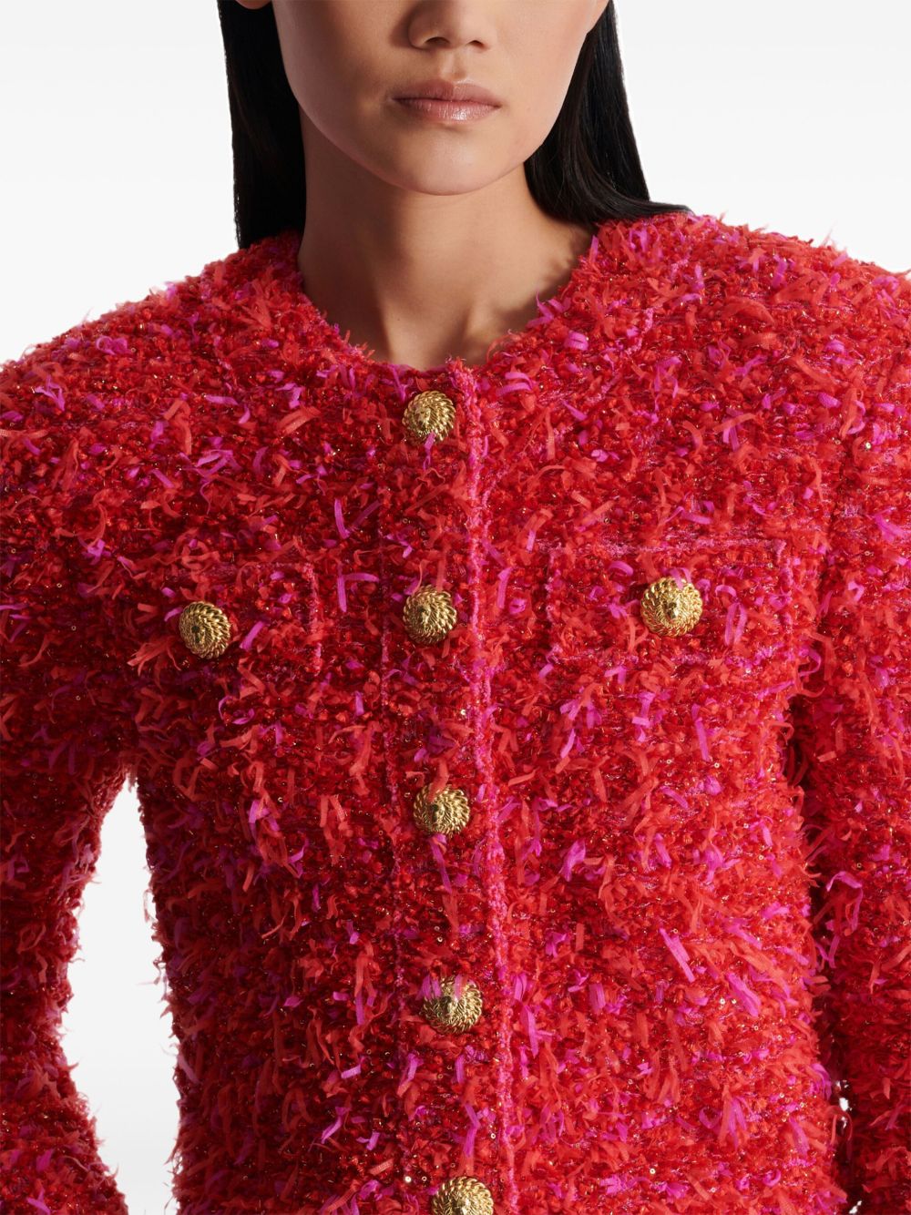 Balmain Jackets Red image 1