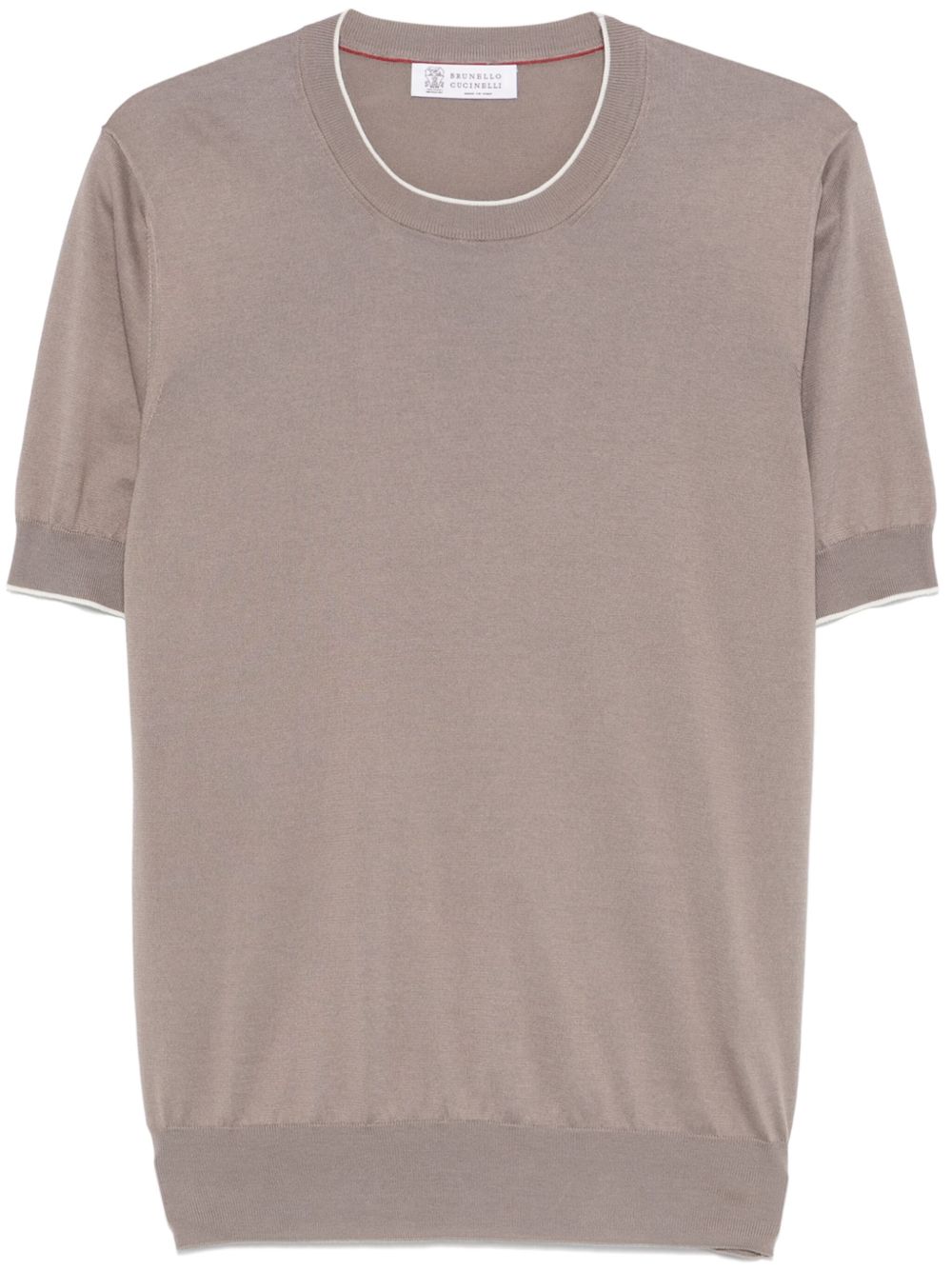 Brunello Cucinelli T-shirts and Polos Brown image 0