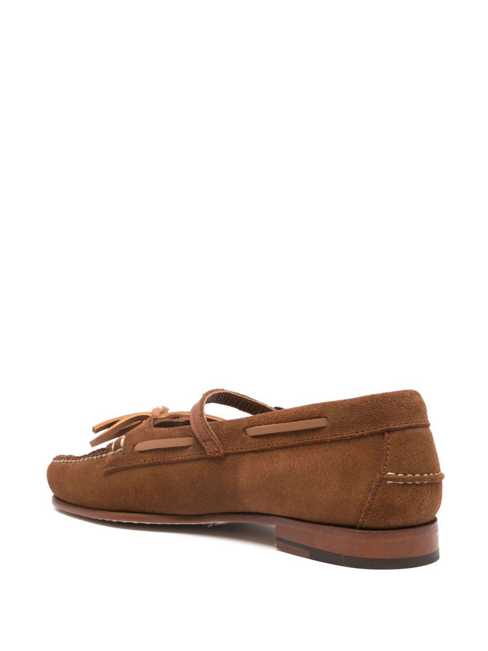 HEREU Flat shoes Leather Brown image 2