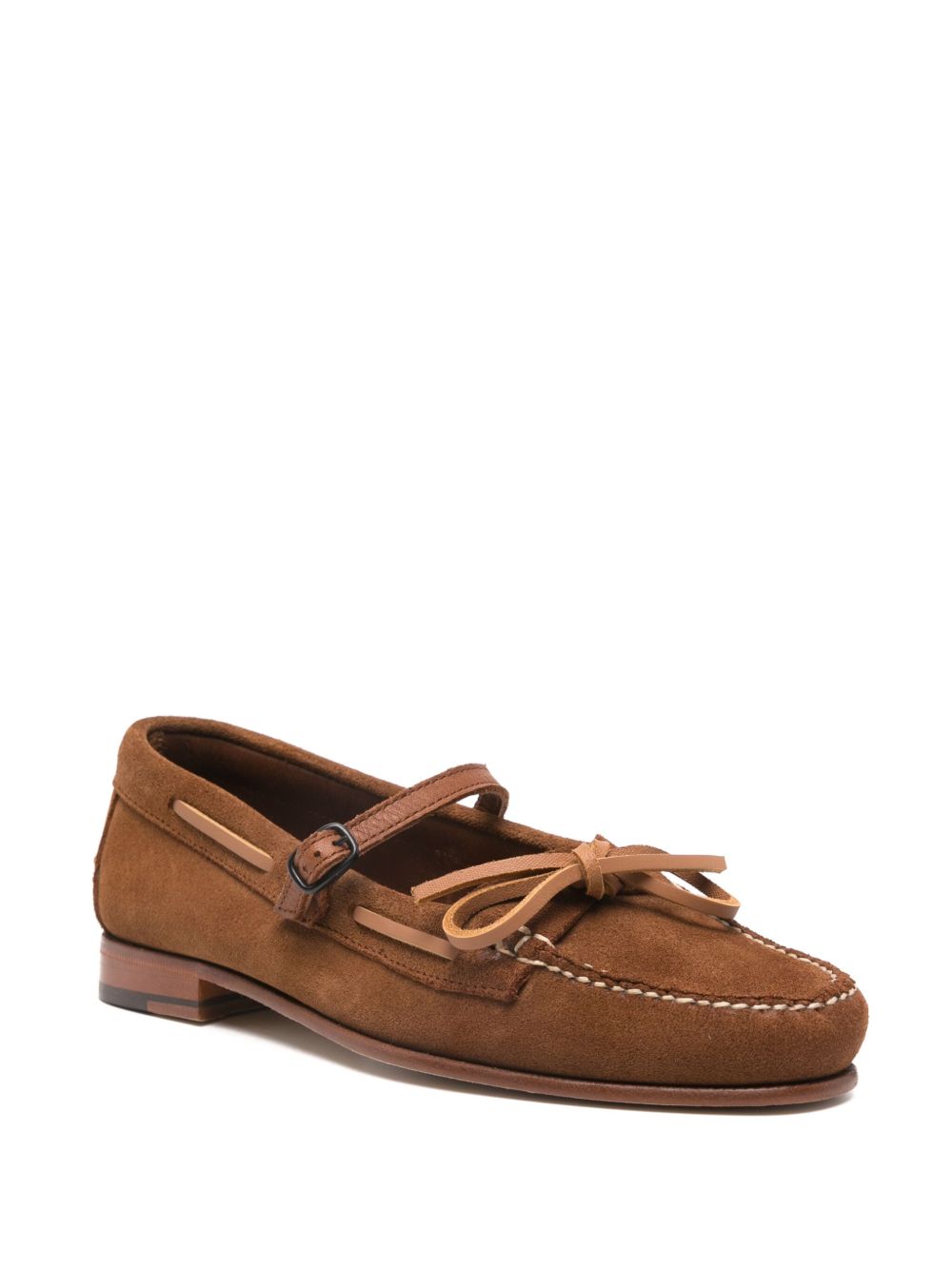 HEREU Flat shoes Leather Brown image 3