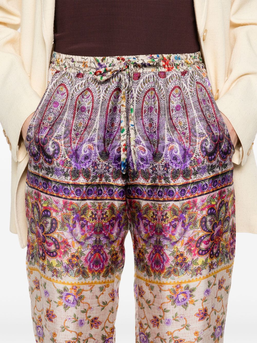 Pierre Louis Mascia Trousers Purple image 1