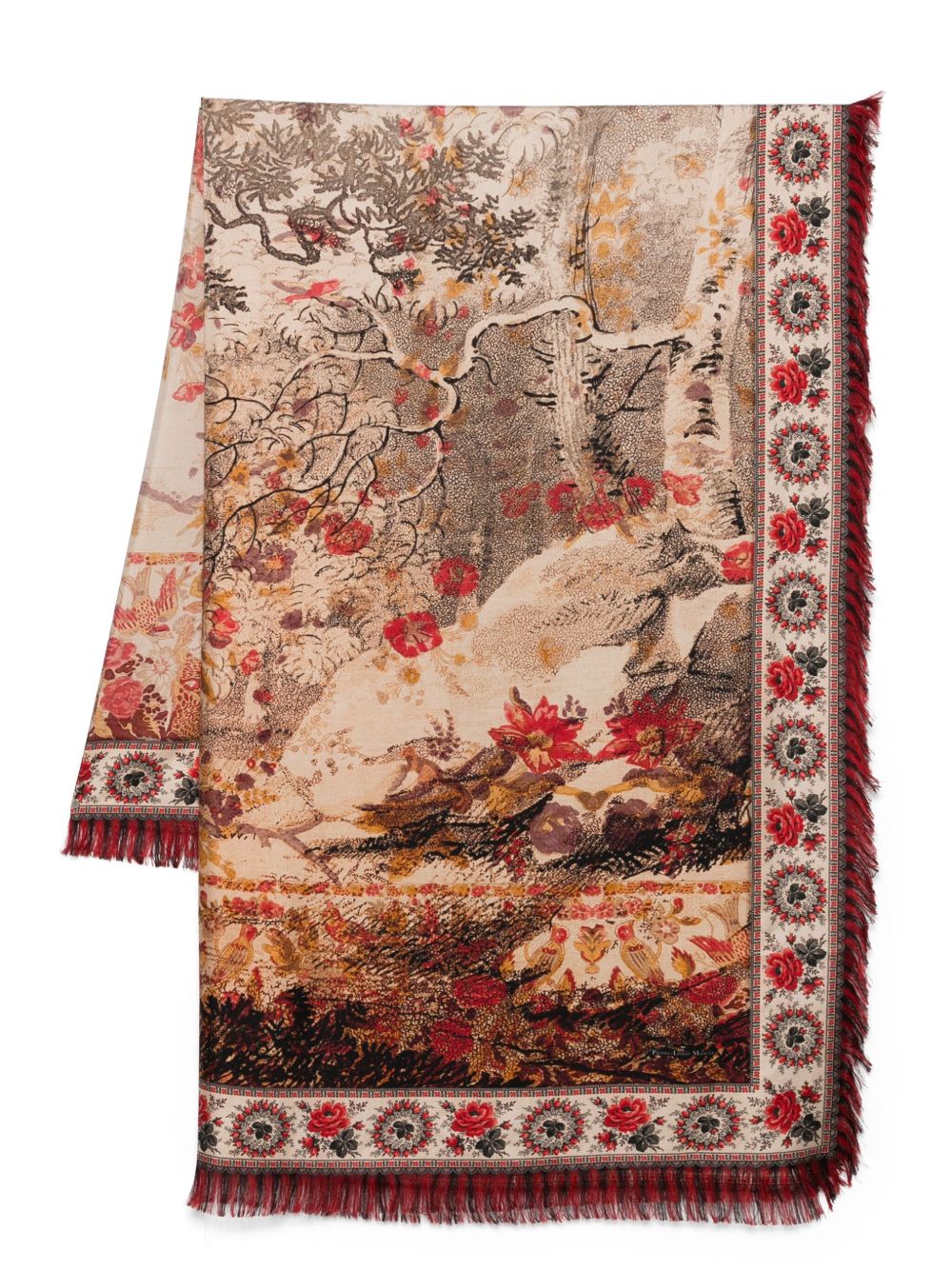 Pierre Louis Mascia Scarfs Brown image 0