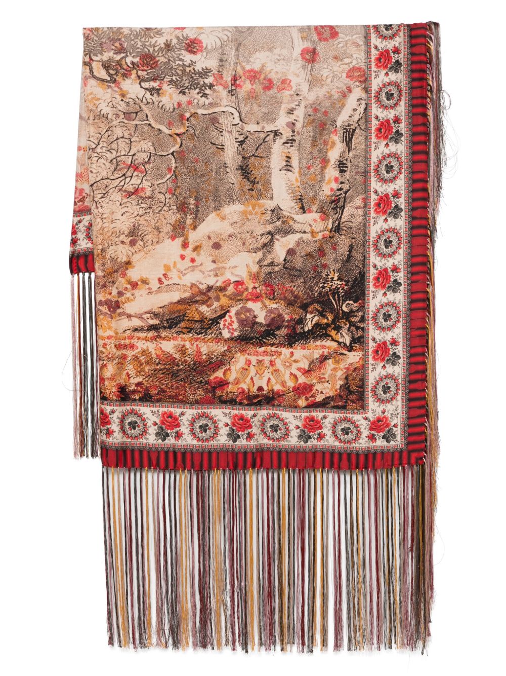 Pierre Louis Mascia Scarfs Brown image 0