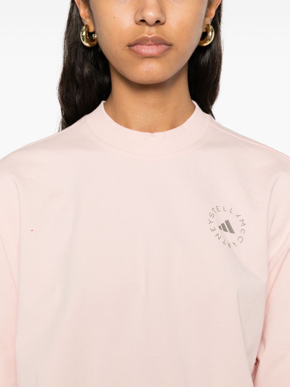 Adidas By Stella McCartney T-shirts and Polos Pink image 3