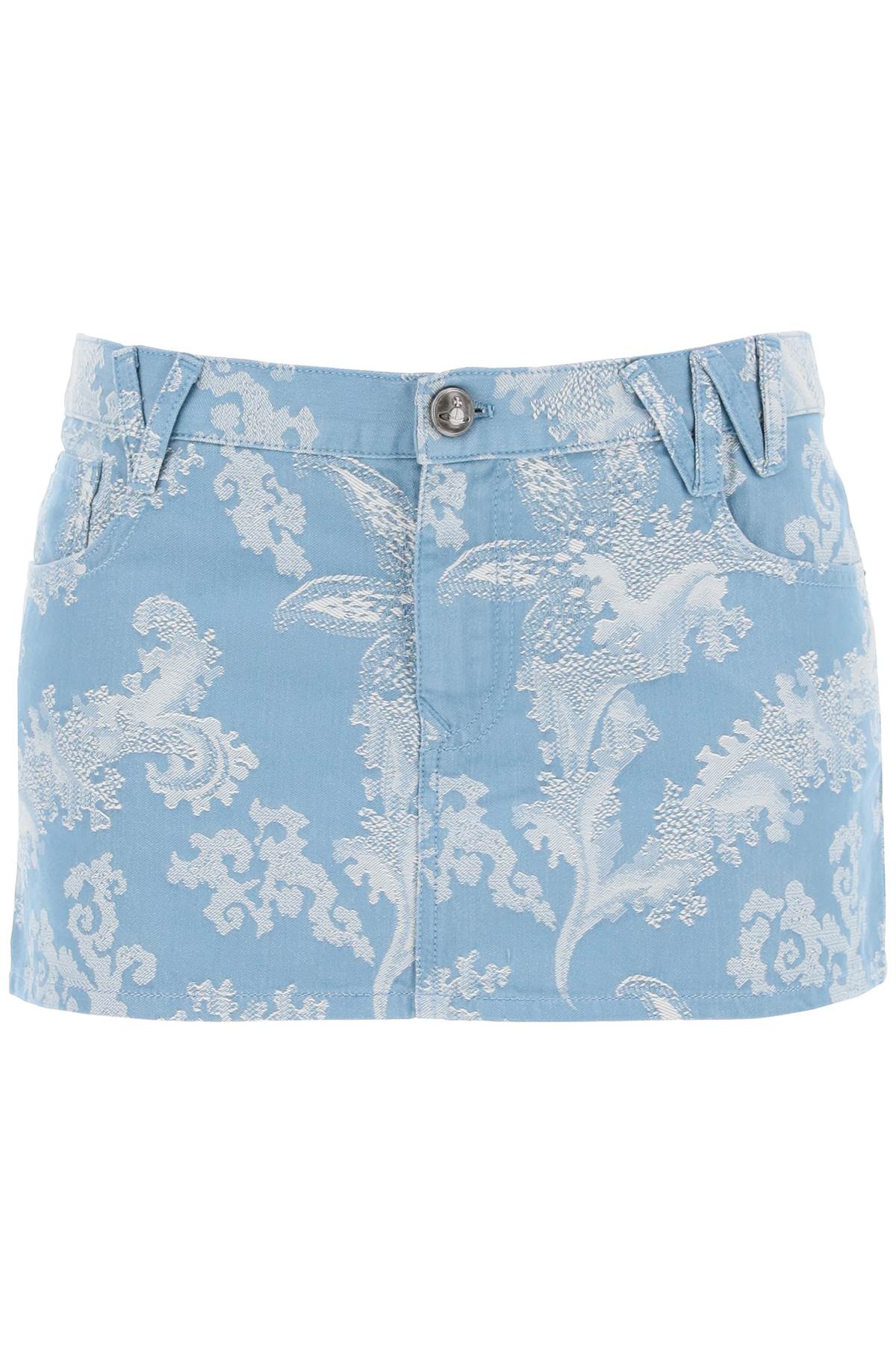 Vivienne Westwood cotton jacquard foam mini skirt image 0