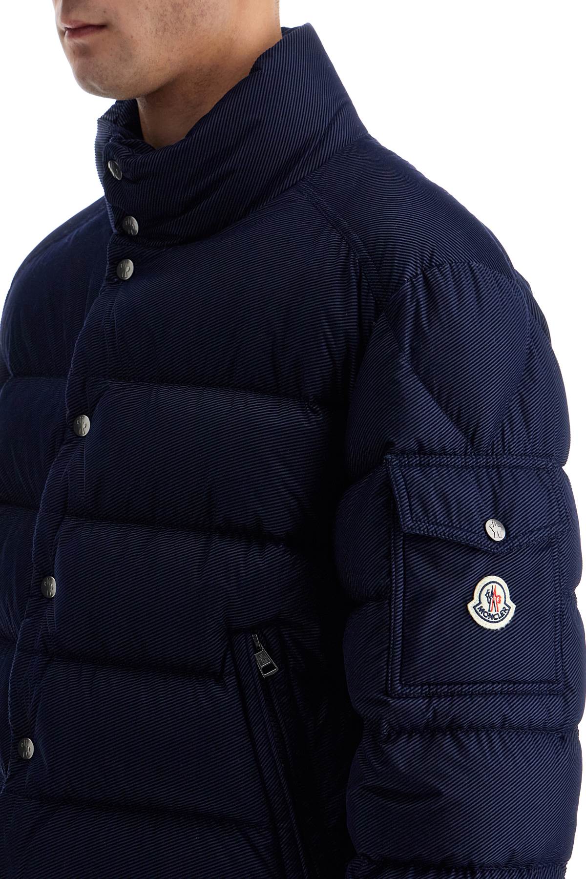 Moncler Lule Flocked Down Jacket: Luxurious Warmth and Style image 3