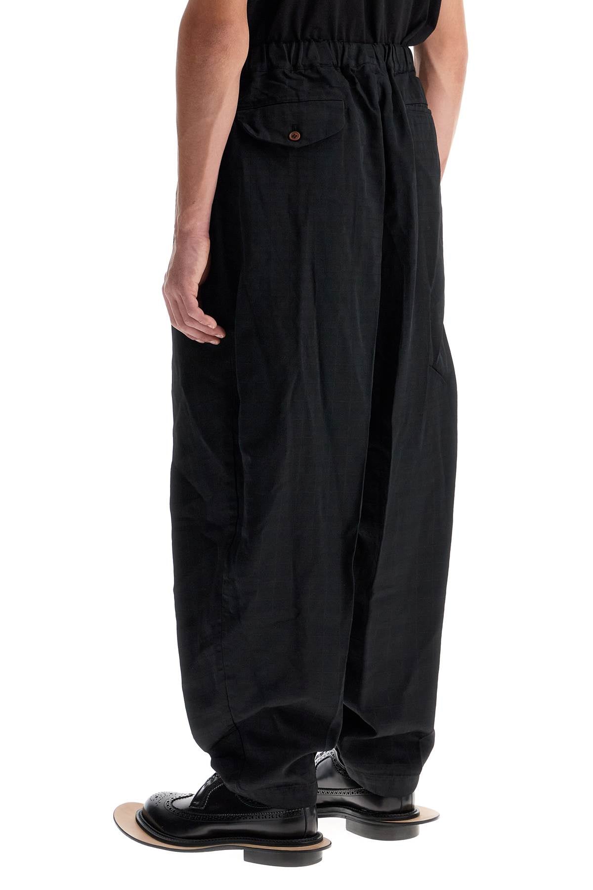 Comme des Garçons Black Pleated Harem Pants image 2